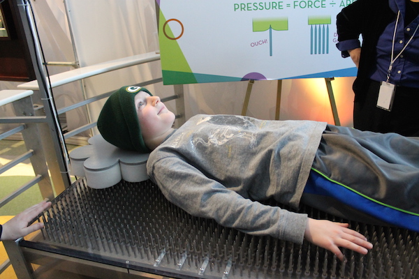 Bed of Nails at the Discovery Museum