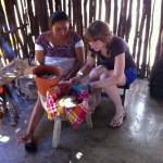 Helping to Make Tortillas