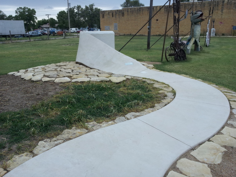 World's Most Artsy Public Toilets - Lucas, Kansas