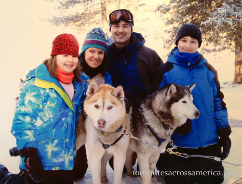 Dog sledding in Breckenridge, Colorado