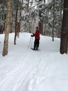 smuggs, smuggler's notch, snow shoeing