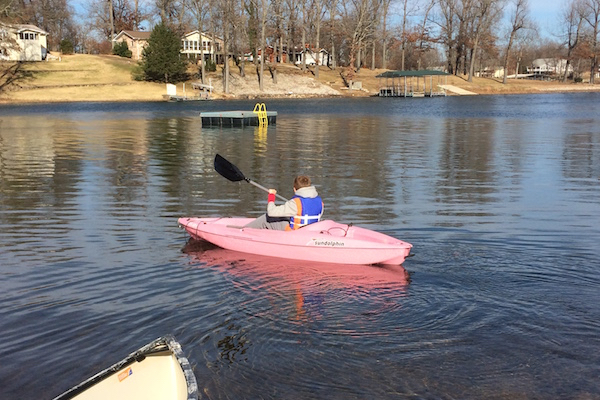 Kayaking Crown Lake