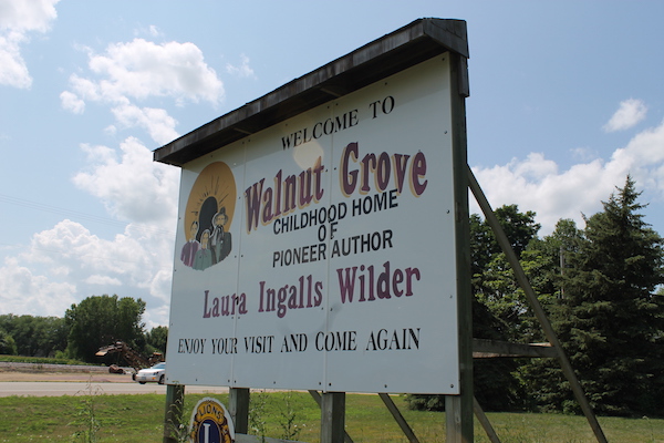 Little House Walnut Grove Sign Little House on the Prairie Laura Ingalls
