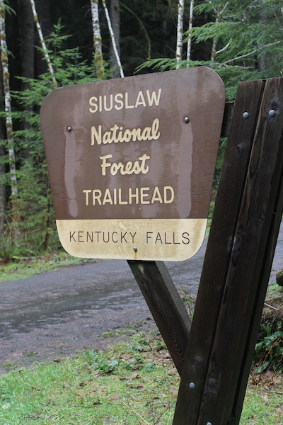 Kentucky Falls Trailhead