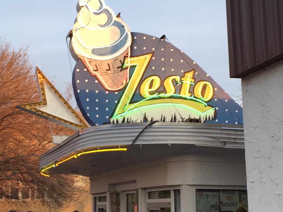 Zesto Ice Cream Shop in Pierre, SD. 