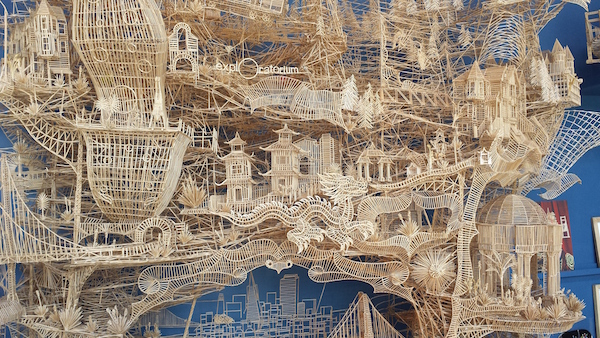 Toothpick Sculpture at the Exploratorium