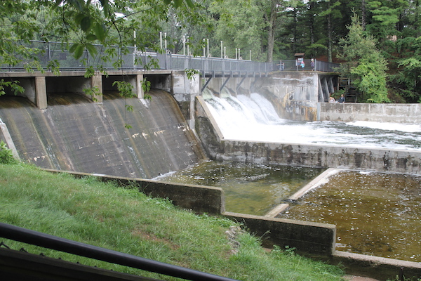 Hamlin Dam at Ludington State Park