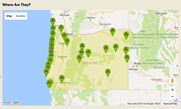 oregon yurt locations