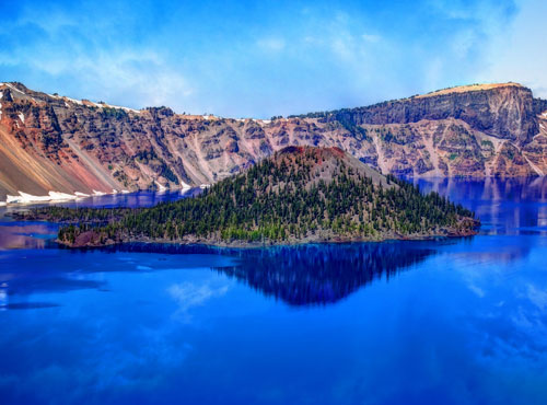 Crater Lake and Wizard Island