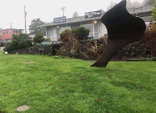 Bazalgette the Spewing Whale in Yachats, Oregon