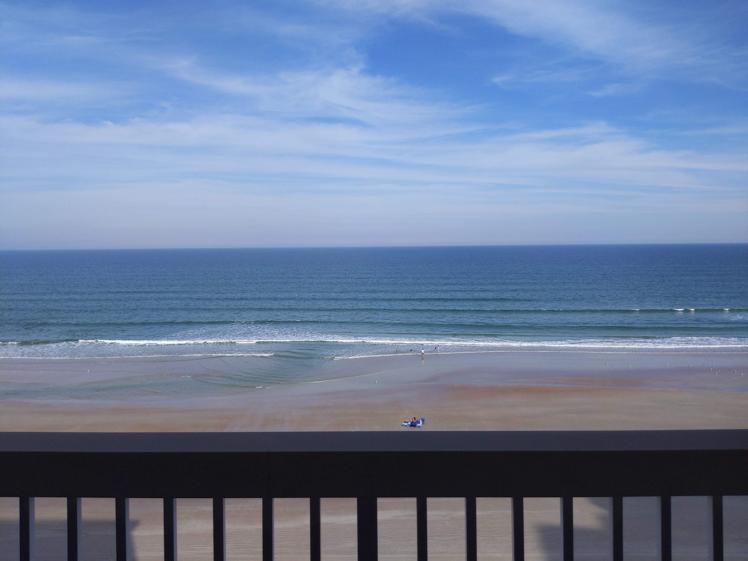 Balcony view from the Hampton Inn Daytona Shores-Oceanfront hotel
