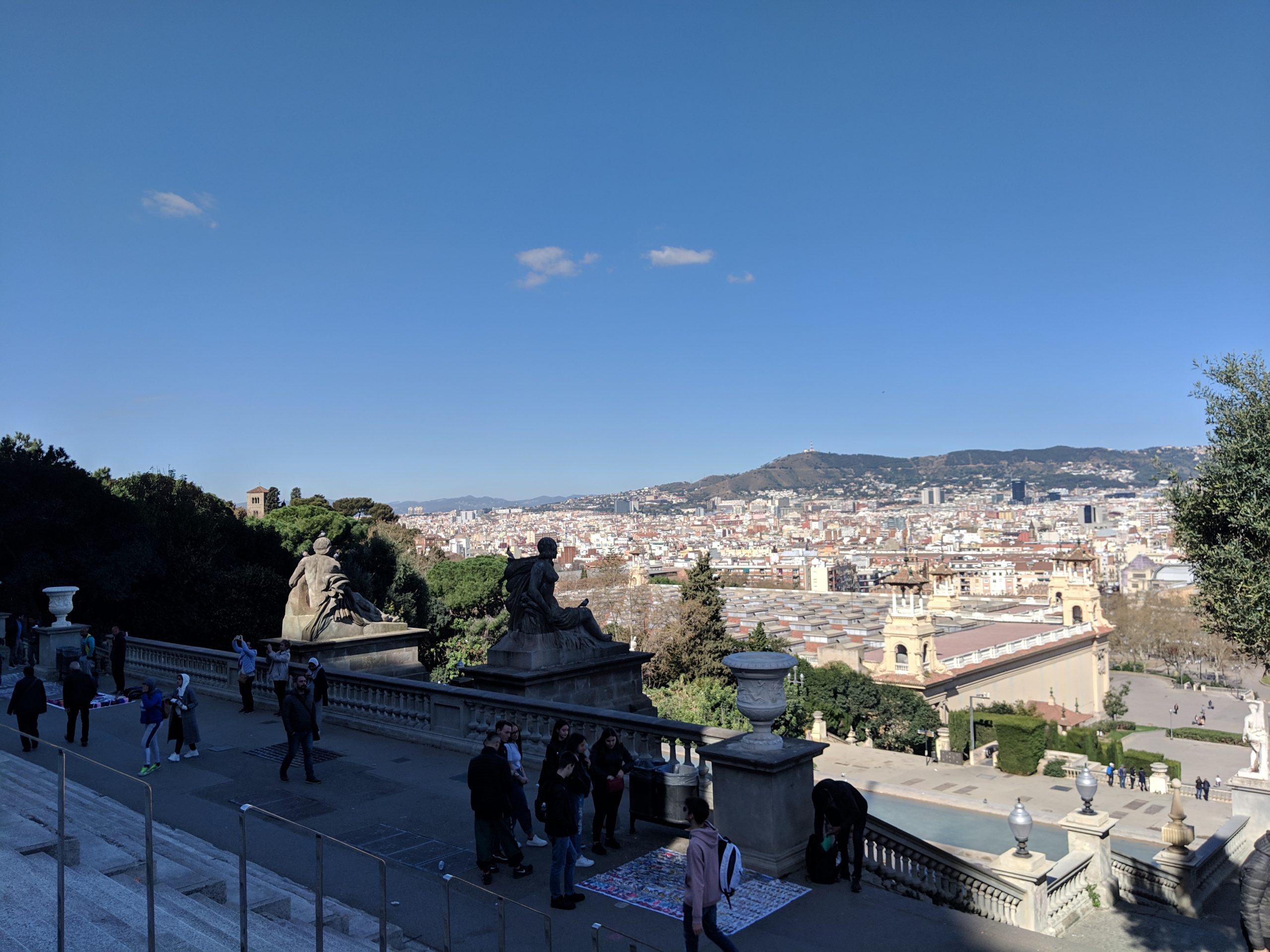 View of Barcelona from the National Palace