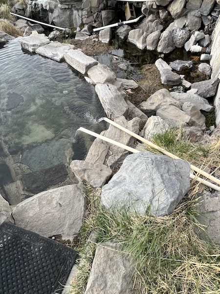 Mineral springs at Summer Lake Hot Springs