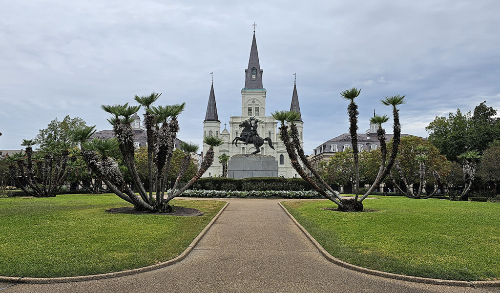 St. Louis Cathedral in downtown New Orleans