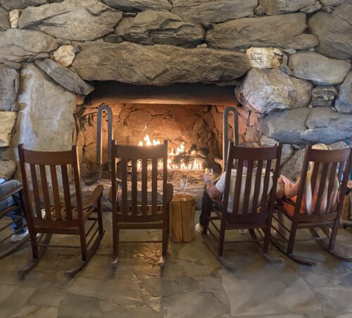 Omni Park Hotel fireplace Omni Park Hotel fireplace